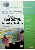 Microsoft Excel 2007 PL Formuły i funkcje Rozwiązania w biznesie