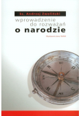Wprowadzenie do rozważań o narodzie