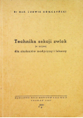Technika sekcji zwłok 1947 r.