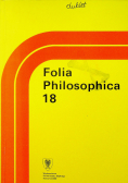 Folia Philosophica 18
