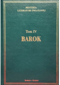 Historia literatury światowej Tom IV Barok