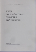 Wstęp do współczesnej geometrii różniczkowej