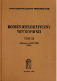 Kodeks dyplomatyczny wielkopolski tom XI