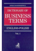 Dictionary of Business terms english-polish Vol. 1