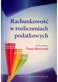 Rachunkowość w rozliczeniach podatkowych