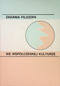 Zadania filozofii we współczesnej kulturze