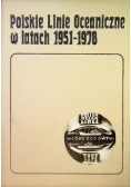 Polskie Linie Oceaniczne w latach 1951 - 1978
