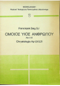 Chrystologia Syna Człowieczego