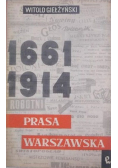 Prasa warszawska 1661 1914