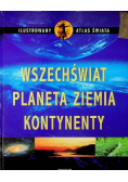 Ilustrowany Atlas Świata Wszechświat Planeta Ziemia Kontynenty