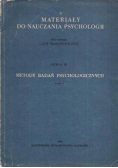 Materiały do nauczania psychologii Tom 4