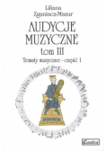 Audycje muzyczne Tom III Część 1