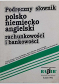 Podręczny słownik polsko niemiecko angielski Rachunkowość i bankowość