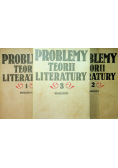 Problemy teorii literatury Tom  I do III