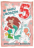 Karnet Urodziny 5