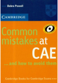 Common mistakes CAE