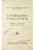 O Powołaniu Zakonnem 1916 r.