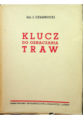 Klucz do oznaczania traw 1950 r