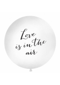 Balon Love is in the air 1m biały