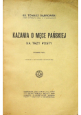 Kazania o męce pańskiej, 1906 r.