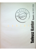 Tadeusz Kantor Rysunki z lat 1947 - 1990