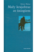Mały krajobraz ze śniegiem