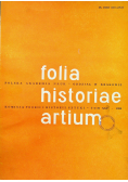 Folia historiae artium tom XXV