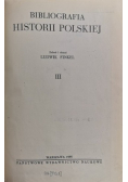 Bibliografia historii Polskiej III