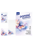 Papeteria lux 5+10 motyl