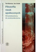 Filozofia nauk społecznych Od pozytywizmu do postmodernizmu