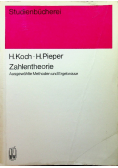 Studienbucherei Zahlentheorie Ausgenwalhlte Methoden und ergebnisse