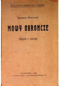 Mowy obrończe (1920-1925), 1926 r.