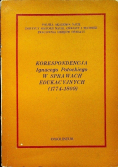 Korespondencja Ignacego Potockiego w sprawach edukacyjnych 1774 - 1809