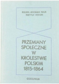 Przemiany społeczne w Królestwie Polskim 1815  1864