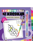Kolorowanka z kredką Warzywa i owoce