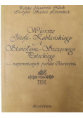 Wiersze Józefa Koblańskiego i Stanisława Szczęsnego Potockiego zapomnianych poetach Oświecenia