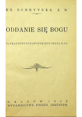 Oddanie się Bogu 1923 r.