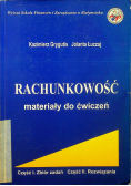 Rachunkowość Materiały do ćwiczeń