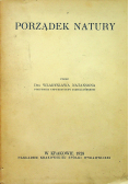 Porządek natury 1928 r