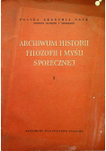 Archiwum historii filozofii i myśli społecznej