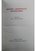 Mezony grawitacja antymateria