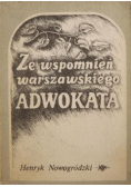 Ze wspomnień warszawskiego adwokata