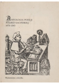 Antologia poezji polsko łacińskiej 1470 - 1543