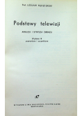 Podstawy telewizji Analiza i synteza obrazu