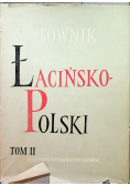 Słownik Łacińsko Polski  Tom II