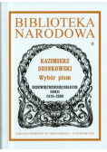 Sosnkowski Wybór pism