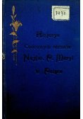 Historye Cudownych Obrazów Najświętszej Maryi Panny 1908 r.