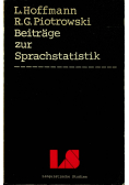 Beitrage zur Sprachstatistik