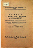 Nowela do kodeksu cywilnego austryackiego 1915 r