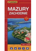 Mapa turystyczna - Mazury zachodnie 1:50 000